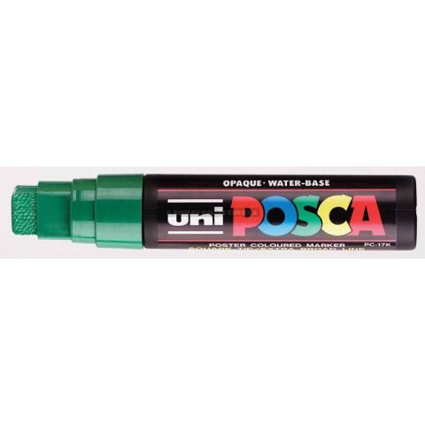 Marqueur peinture posca pointe extra large rectangulaire vert