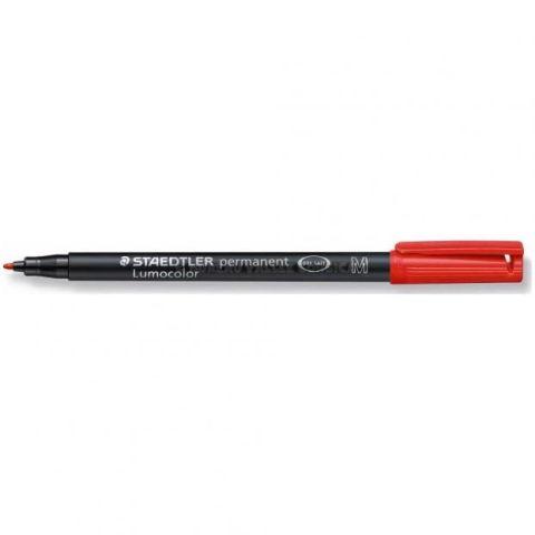 Feutre permanent ogive staedtler lumocolor permanent m rouge 1,0 mm