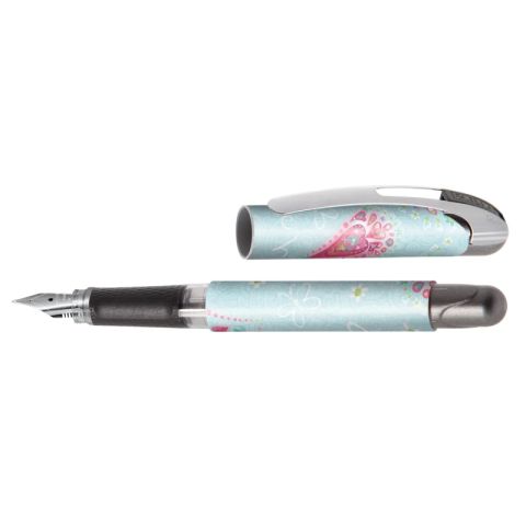 Stylo plume college ii 0.5 mm be happy bleu