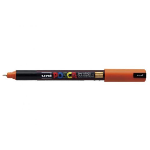 Marqueur peinture posca pointe calibre extra fine orange fonc