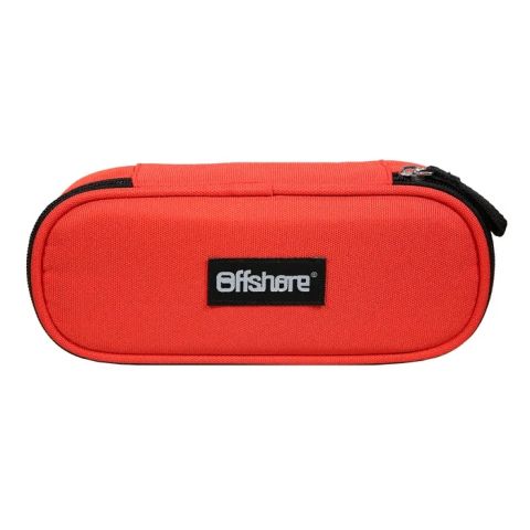 Trousse ovale offshore 1 compartiment rouge