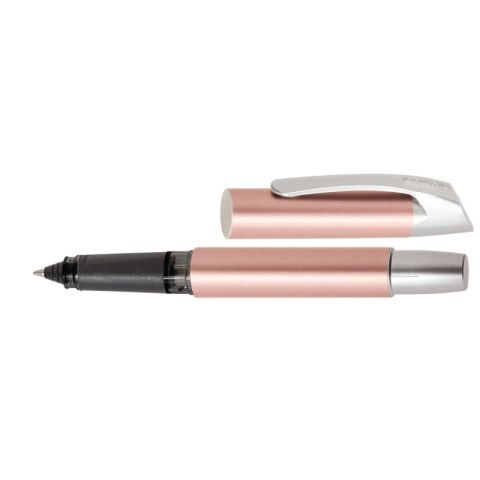 Stylo rollerball 0.7 mm metallic rosegold bleu