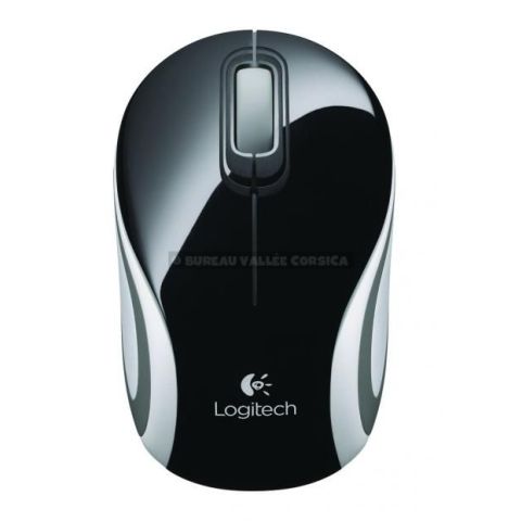 Mini souris sans fil logitech m187 noire