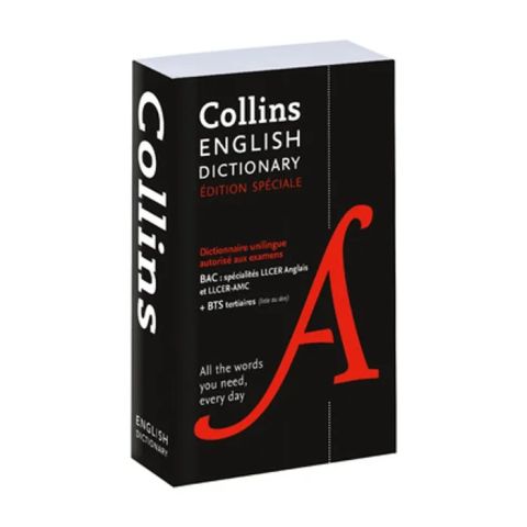 Dictionnaire anglais unilingue collins