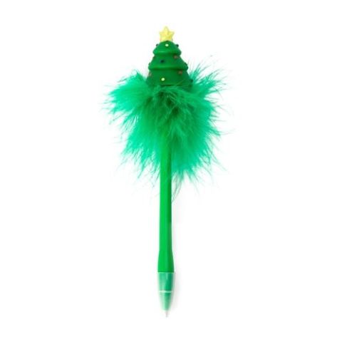 Stylo  bille legami sapin vert lumineux