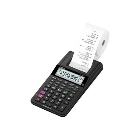 Calculatrice imprimante lcd 12 chiffres casio hr-8rce