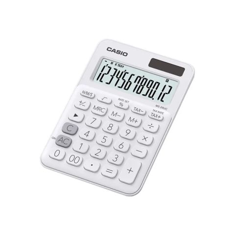 Calculatrice de bureau casio ms-20uc 12 chiffres solaire