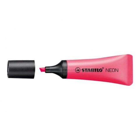 Stabilo neon surligneur rose