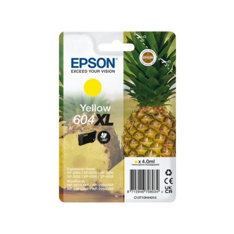 Cartouche jet d'encre 604xl jaune epson ananas