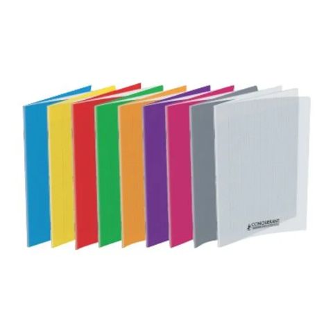 Cahier polypro 24 x 32 cm 96 pages grands carreaux