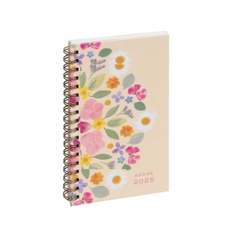 Agenda chemin des marettes eurotime reliure  anneaux mtalliques 16 w pocket 9 x 16 cm