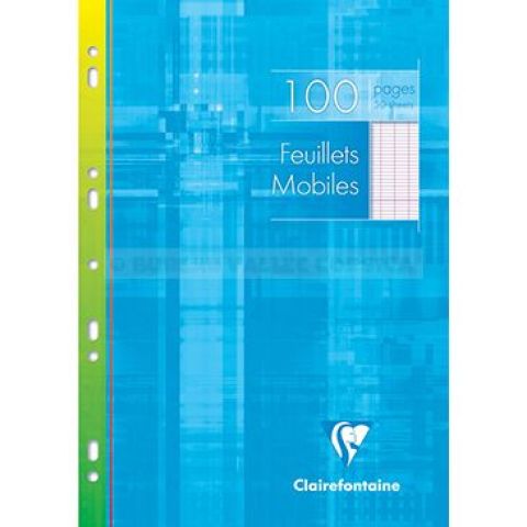 100 feuilles mobiles perfores a4 sys 90g