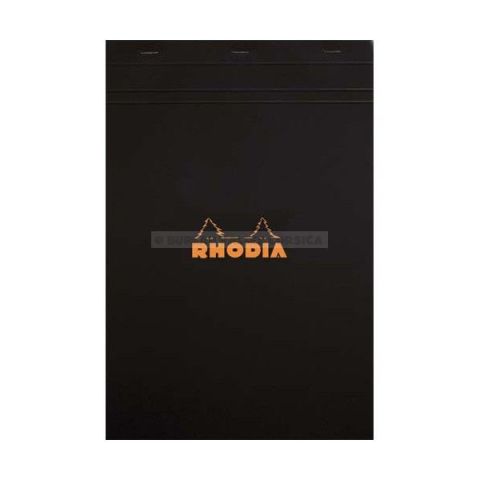 Bloc rhodia 80 feuilles black a4 petits carreaux