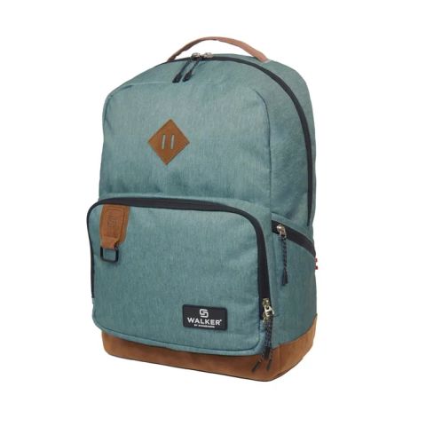 Sac  dos walker pure eco 2 compartiments vert sauge