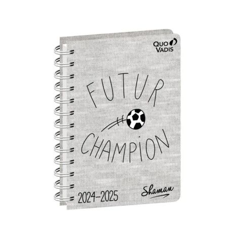 Agenda  spirale shaman 1 jour par page 12 x 17 cm champion