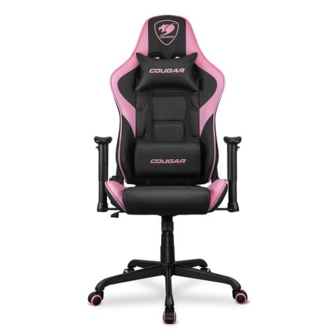 Fauteuil gamer armor elite accoudoirs rglables noir et rose