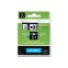 #2 - 1 rouleau de ruban brillant noir transparent dymo d1