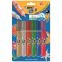 #1 - 6 tubes de pate  paillettes bic kids 6 couleurs metal