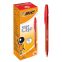 #1 - 20 stylos  bille bic cristal clic rouge