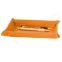 #1 - Plumier vide poche orange corfou style cuir ska