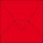 #1 - 20 enveloppes pollen 165 x 165 mm rouge groseille patte pointue gomme