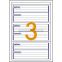 #2 - 48 tiquettes expditeur/ destinataire 64 x 133 mm