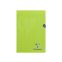 #1 - Cahier polypro a4 96 pages grands carreaux vert