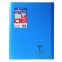 #1 - Cahier polypro a4+ 96 pages grands carreaux bleu