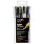 #1 - 4 marqueurs pointe fine conique posca pc-3m