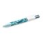 #1 - Stylo  bille 4 couleurs corps textur velours gecko