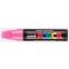 #1 - Marqueur peinture posca pointe extra large rectangulaire rose