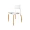 #1 - Chaise scandinave coque en polypropylne blanche