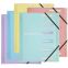 #1 - Trieur polypro 6 positions a4 couleurs pastels assorties