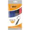 #1 - 10 stylos  bille couleurs assorties