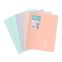 #1 - Cahier polypro 24 x 32 cm 48 pages grands carreaux pastels