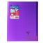 #1 - Cahier polypro a4+ 96 pages grands carreaux violet