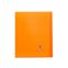 #1 - Cahier polypro 17 x 22 cm 96 pages grands carreaux orange