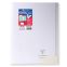 #1 - Cahier polypro a4+ 96 pages grands carreaux transparent