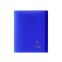 #1 - Cahier polypro 17 x 22 cm 96 pages grands carreaux bleu marine