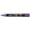 #1 - Marqueur peinture posca pointe conique moyenne violet mtal