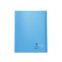 #1 - Cahier polypro 24 x 32 cm 48 pages petits carreaux bleu clair