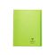 #1 - Cahier polypro 24 x 32 cm 48 pages petits carreaux vert