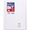 #1 - Cahier polypro 24 x 32 cm 48 pages petits carreaux transparent