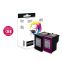 #1 - 2 cartouches d'encre switch compatible hp 305 xl noir et couleur