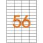 #2 - 5600 tiquettes blanches 52,5 x 21,2 mm pose express