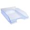 #1 - Corbeille  courrier bleu glac translucide ecotray