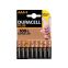 #1 - 8 piles alcalines duracell aaa lr03