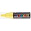 #1 - Marqueur peinture posca pointe large biseaute jaune fluo