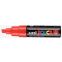 #1 - Marqueur peinture posca pointe large biseaute rouge fluo