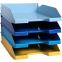 #1 - Corbeille  courrier bee blue assorti